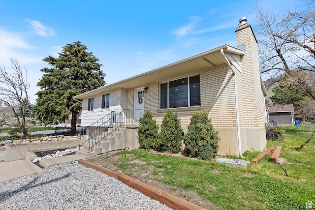 1322 N Main St, Centerville, UT 84014 - single story home with brick siding and a chimney