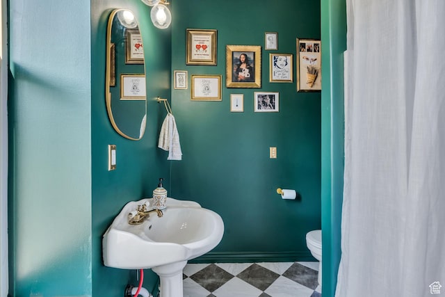105 W 600 S, Manti, UT 84642 - bathroom with toilet and baseboards