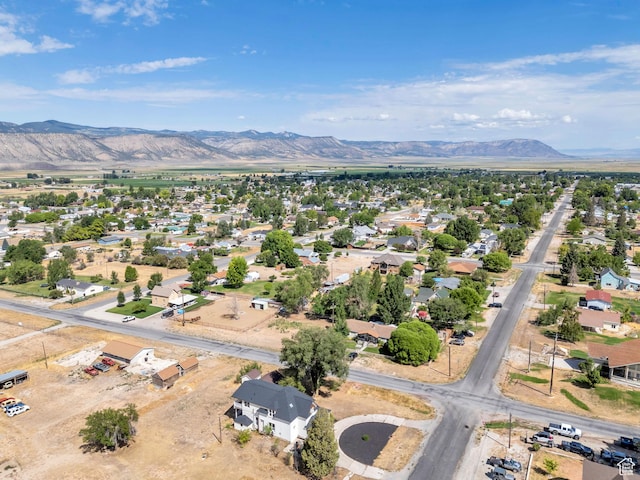 105 W 600 S, Manti, UT 84642 - drone / aerial view with a mountain view