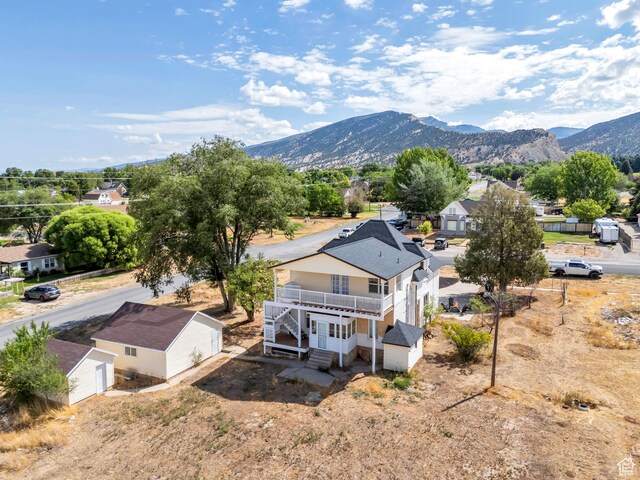 105 W 600 S, Manti, UT 84642 - bird's eye view with a mountain view and a residential view