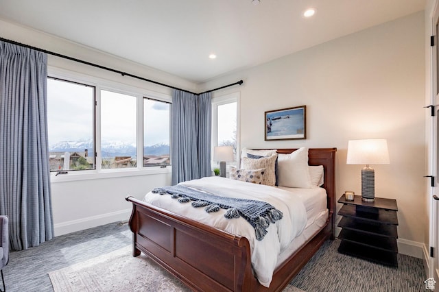 1285 N Oquirrh Mountain Dr, Heber City, UT 84032 - bedroom with multiple windows, recessed lighting, and baseboards