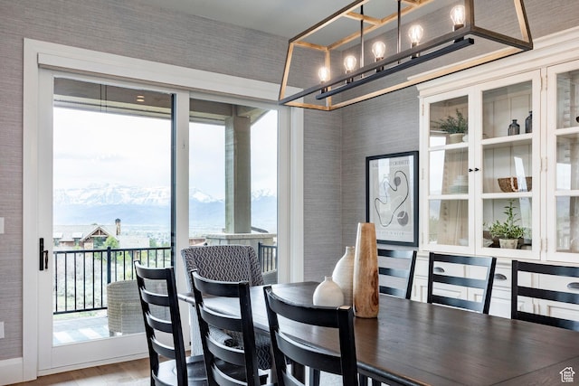 1285 N Oquirrh Mountain Dr, Heber City, UT 84032 - dining space with wood finished floors