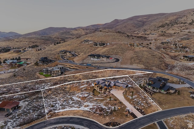 1285 N Oquirrh Mountain Dr, Heber City, UT 84032 - aerial view featuring a mountain view