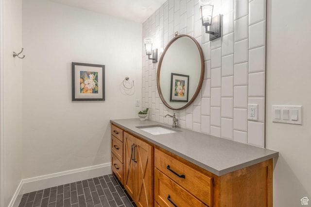 1285 N Oquirrh Mountain Dr, Heber City, UT 84032 - bathroom featuring baseboards and vanity