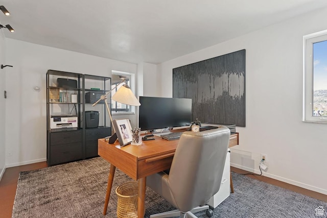 515 S 1000 E Unit 504, Salt Lake City, UT 84102 - office area featuring baseboards