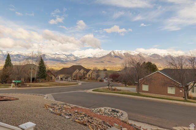 390 Ridge Dr, Heber City, UT 84032 - view of road with a mountain view and curbs