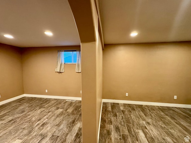 781 N Sherwood Dr, Layton, UT 84041 - finished basement featuring recessed lighting, baseboards, and wood finished floors