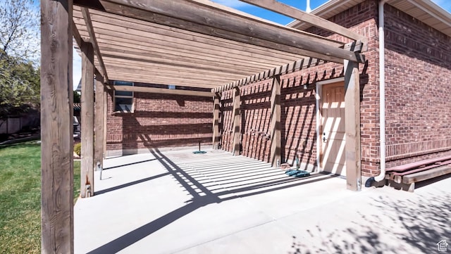 2847 W Amini Way S, Jordan, UT 84095 - view of patio featuring a pergola