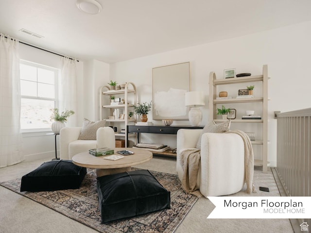13678 S Langdon Dr Unit 2315, Riverton, UT 84096 - sitting room featuring visible vents and carpet floors