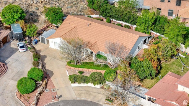 drone / aerial view