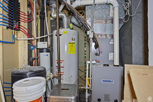 4622 S 375 E, Washington Terrace, UT 84405 - utility room with gas water heater