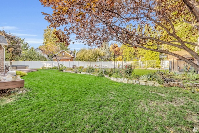 307 E 680 N, Lindon, UT 84042 - view of yard with a fenced backyard