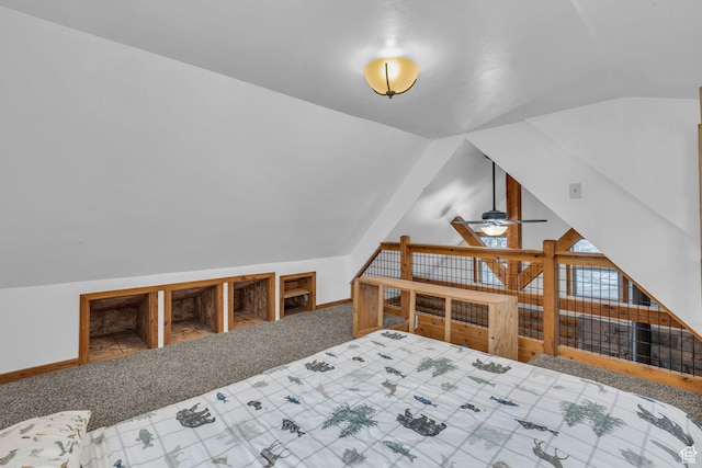 307 E 680 N, Lindon, UT 84042 - carpeted bedroom with baseboards and lofted ceiling