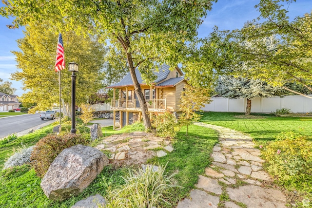 307 E 680 N, Lindon, UT 84042 - view of yard with fence