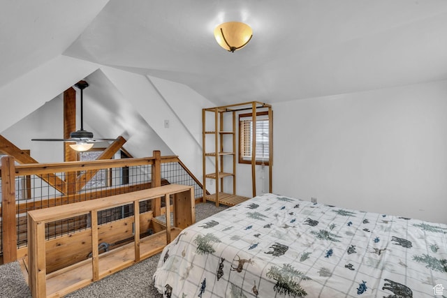 307 E 680 N, Lindon, UT 84042 - bedroom with carpet flooring and lofted ceiling