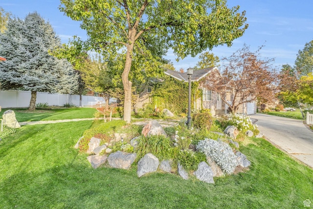 307 E 680 N, Lindon, UT 84042 - view of yard with fence and driveway