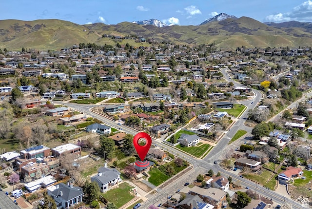 579 E 13th Ave, Salt Lake City, UT 84103 - drone / aerial view with a mountain view