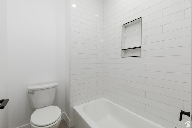 4153 El Capitan Way, St George, UT 84790 - bathroom featuring toilet, bathing tub / shower combination, and baseboards