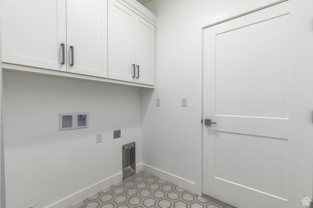 4153 El Capitan Way, St George, UT 84790 - clothes washing area with hookup for an electric dryer, baseboards, washer hookup, and cabinet space