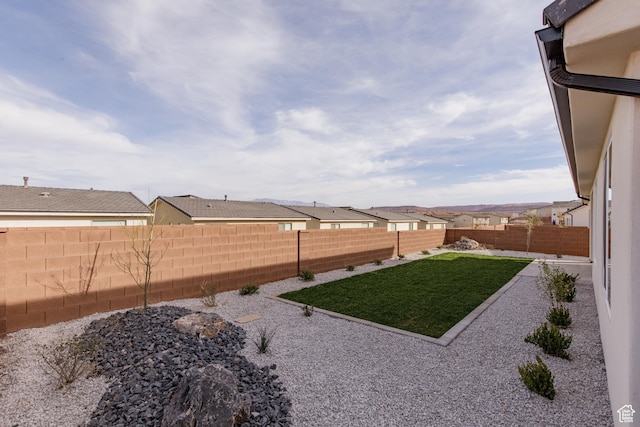 4153 El Capitan Way, St George, UT 84790 - view of yard featuring a fenced backyard and a residential view