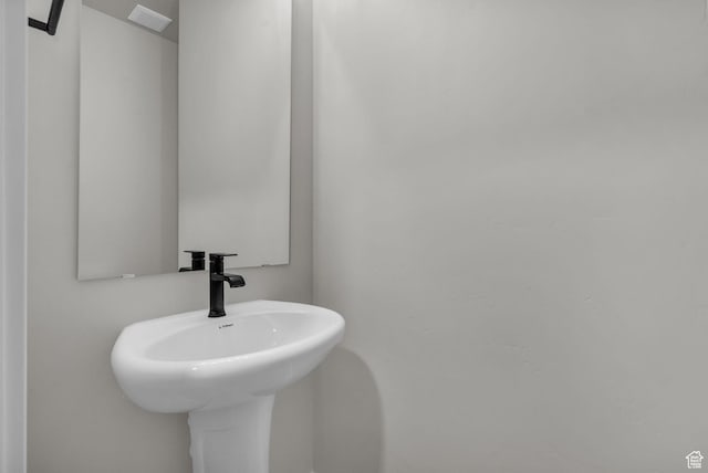 bathroom with a sink