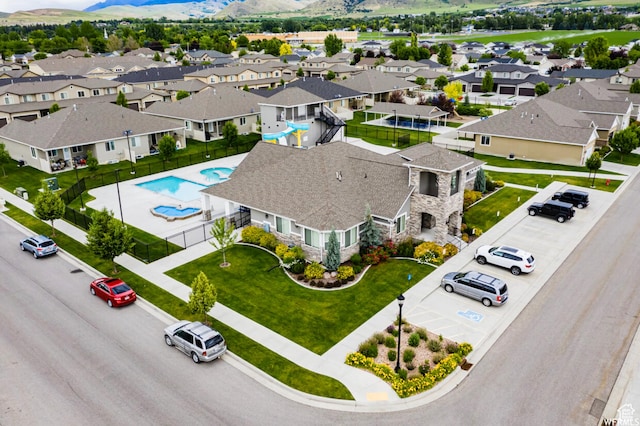 141 E 620 S, Smithfield, UT 84335 - bird's eye view with a mountain view and a residential view