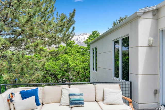276 S 600 E, Alpine, UT 84004 - exterior space with a mountain view and an outdoor living space