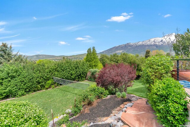 276 S 600 E, Alpine, UT 84004 - view of yard with a mountain view