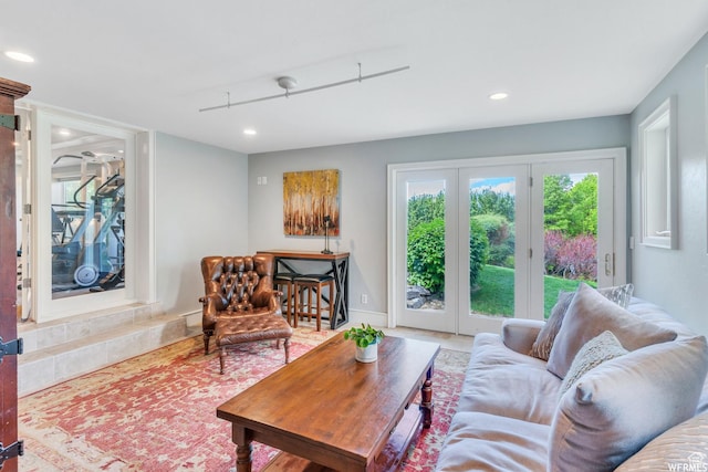 276 S 600 E, Alpine, UT 84004 - living room with baseboards and recessed lighting