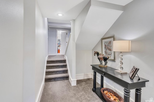 276 S 600 E, Alpine, UT 84004 - interior space featuring stairs, carpet flooring, and baseboards
