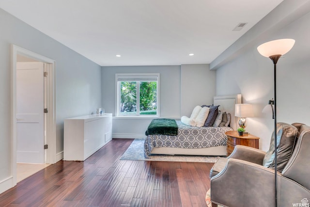 276 S 600 E, Alpine, UT 84004 - bedroom with recessed lighting, visible vents, baseboards, and wood finished floors