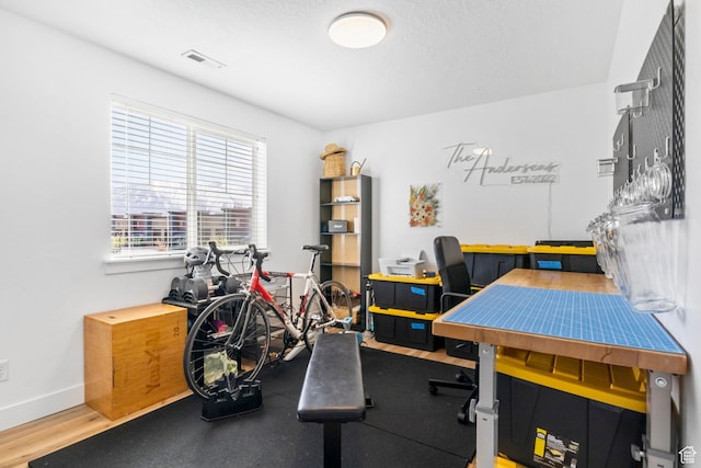 473 S 2400 W Unit 3, Springville, UT 84663 - office featuring visible vents, baseboards, and wood finished floors