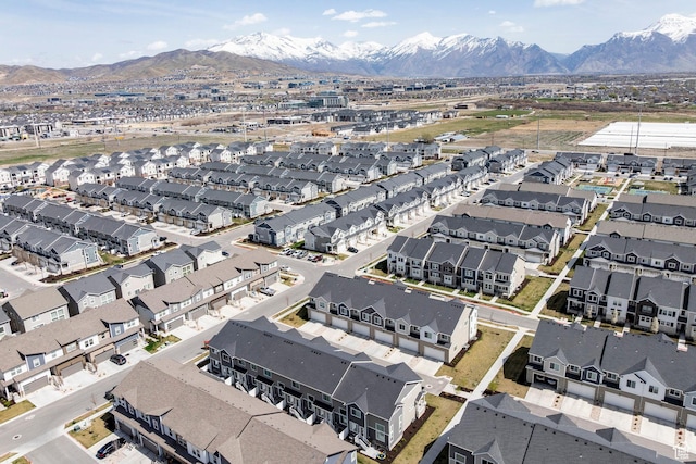 1629 N 3860 W, Lehi, UT 84043 - birds eye view of property featuring a residential view and a mountain view