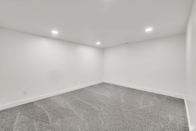 1289 E 31st St S, Ogden, UT 84403 - empty room with carpet flooring, baseboards, and recessed lighting