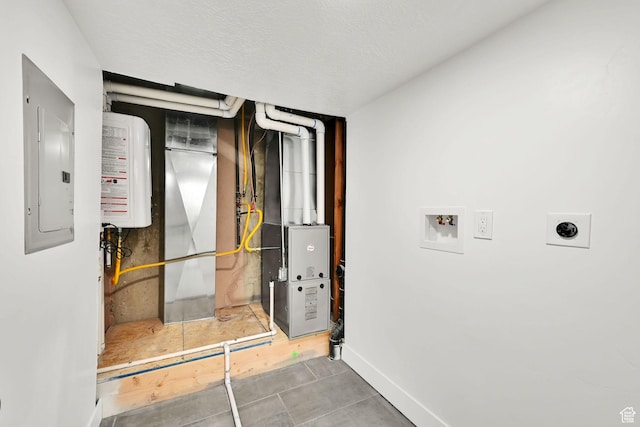 1289 E 31st St S, Ogden, UT 84403 - utility room with electric panel, tankless water heater, and heating unit