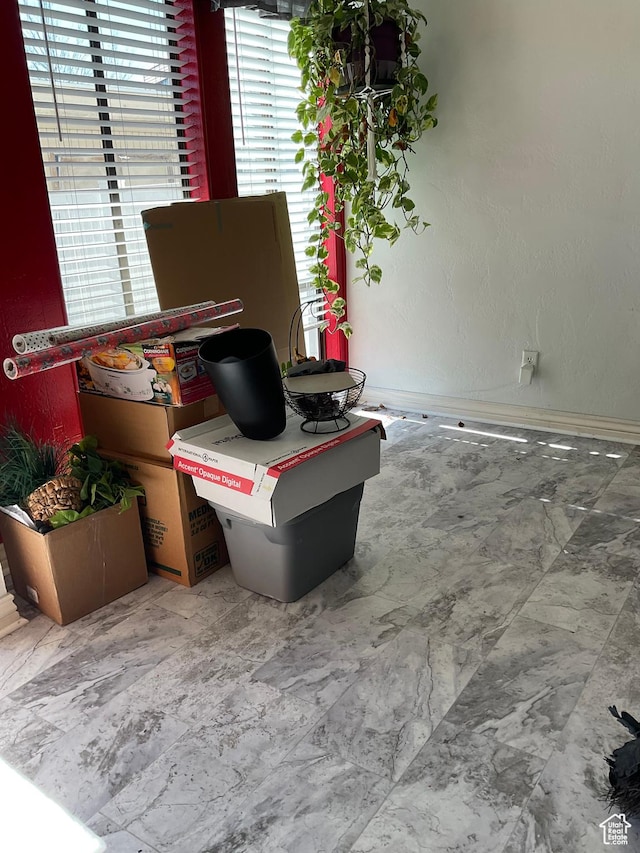 5196 S Gravenstein W, Murray, UT 84123 - interior space with a textured wall and marble finish floor
