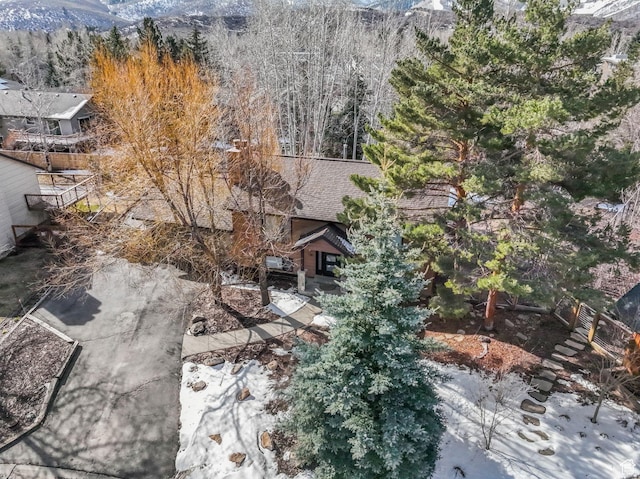 745 Quaking Aspen Ct, Park City, UT 84060 - bird's eye view with a mountain view