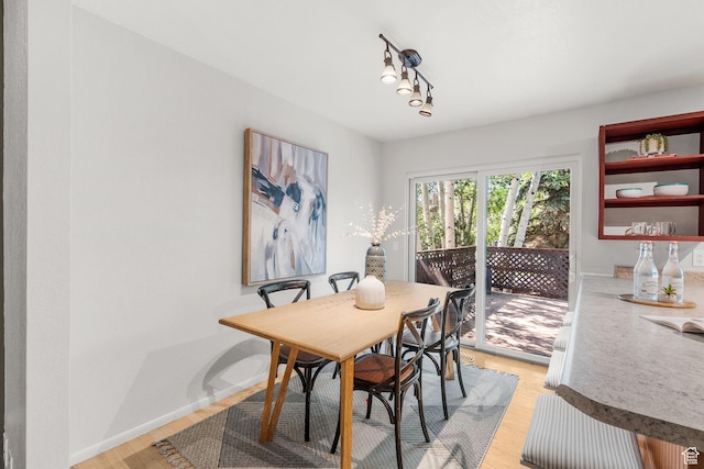 745 Quaking Aspen Ct, Park City, UT 84060 - dining space featuring light wood-style floors