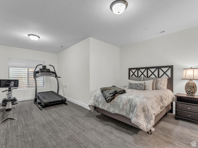 865 W Benjamin Pl, Kamas, UT 84036 - bedroom featuring carpet flooring, baseboards, and a textured ceiling