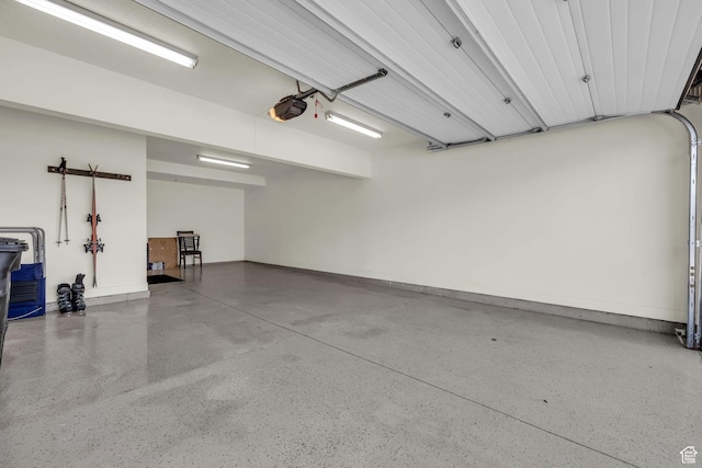 865 W Benjamin Pl, Kamas, UT 84036 - garage with baseboards and a garage door opener