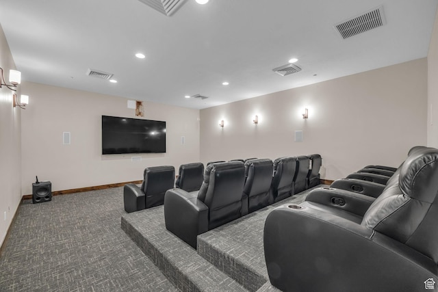 865 W Benjamin Pl, Kamas, UT 84036 - carpeted cinema room featuring recessed lighting and baseboards