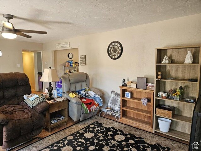 1989 W 1800 N, St George, UT 84770 - living area with ceiling fan