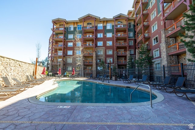 3000 Canyons Resort Dr Unit 4911B, Park City, UT 84098 - pool featuring a patio and fence