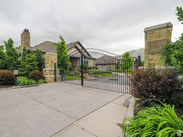 1979 E Olympus Point Dr, Holladay, UT 84117 - view of gate