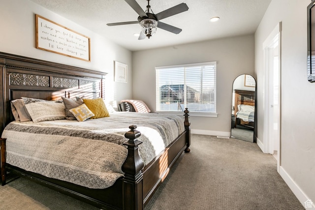 887 S 3050 W, Syracuse, UT 84075 - bedroom with carpet flooring, baseboards, and ceiling fan