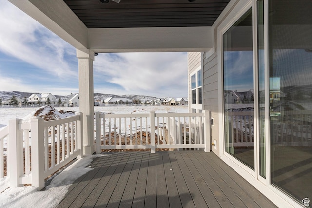 2989 Rock View Dr Unit 105, Francis, UT 84036 - deck with a residential view and a mountain view