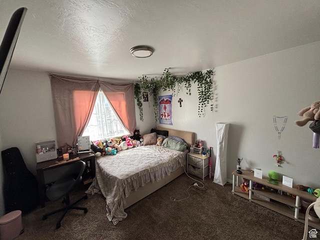1081 S 900 W, Tooele, UT 84074 - carpeted bedroom with a textured ceiling