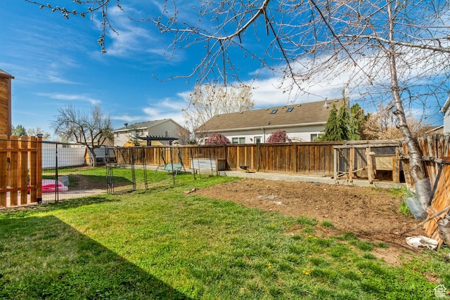 1224 S 760 W, Provo, UT 84601 - view of yard with a fenced backyard and a gate