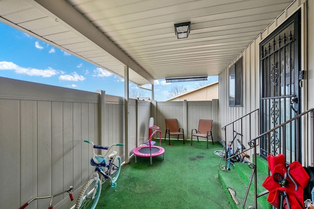 992 E 5625 S, South Ogden, UT 84405 - view of patio featuring a fenced backyard