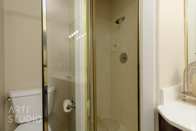 145 S Crystal Lakes Dr Unit 80, St George, UT 84770 - bathroom with a shower stall and vanity